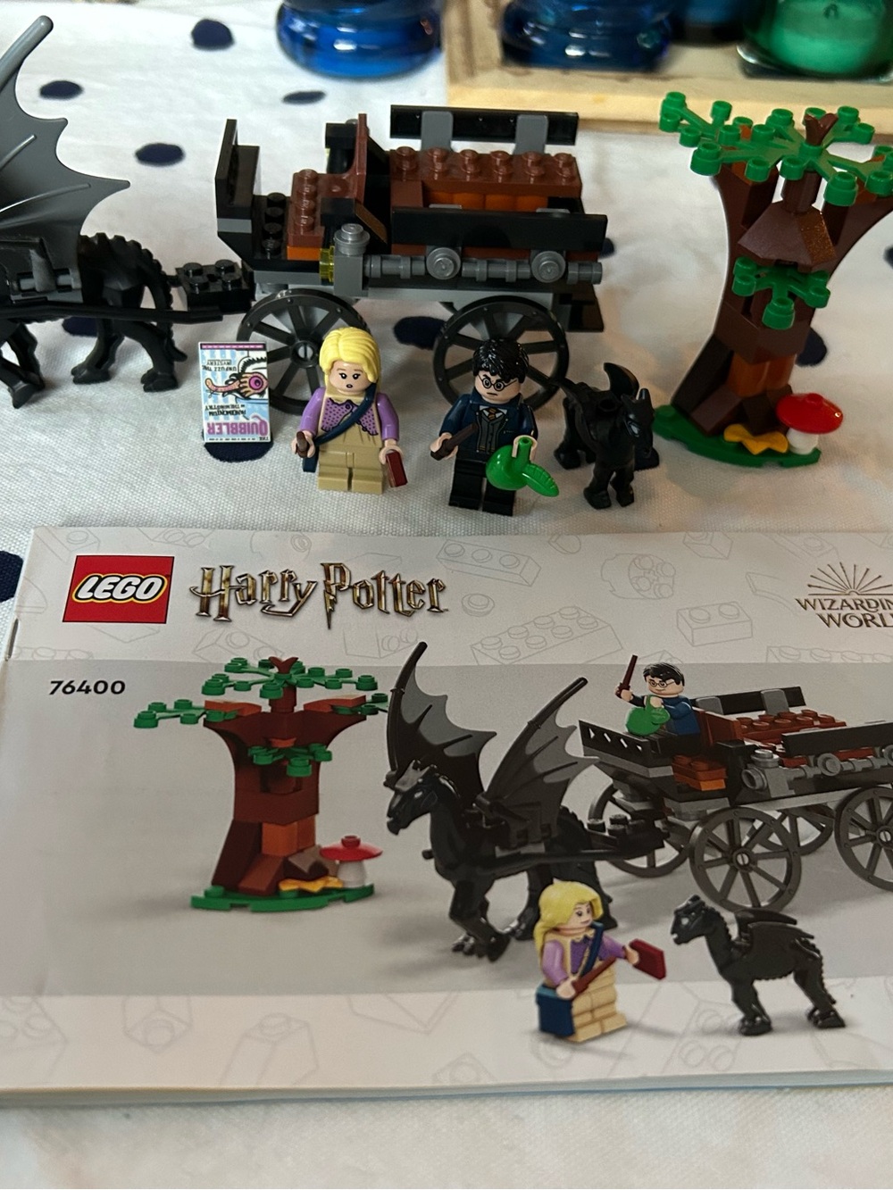 LEGO Harry Potter Thestrals and Carriage Set 76400 Used and Complete